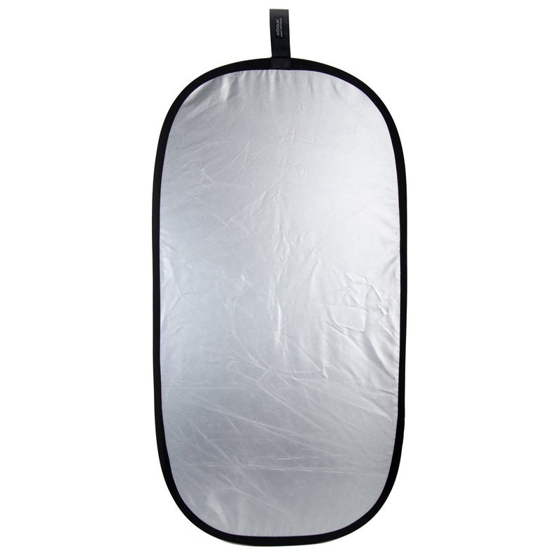 Rogue 2-in-1 Collapsible Reflector - Super Soft Silver / Natural White 20x40" - Image 2